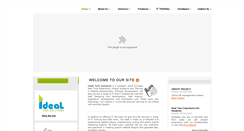 Desktop Screenshot of idealtechsolutions.co.in