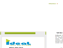 Tablet Screenshot of idealtechsolutions.co.in